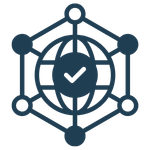 two hand shaking with a strong shield of trust