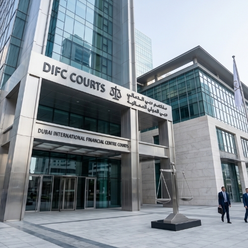 Dubai Court of Cassation building representing the judicial authority in the UAE for real estate disputes.