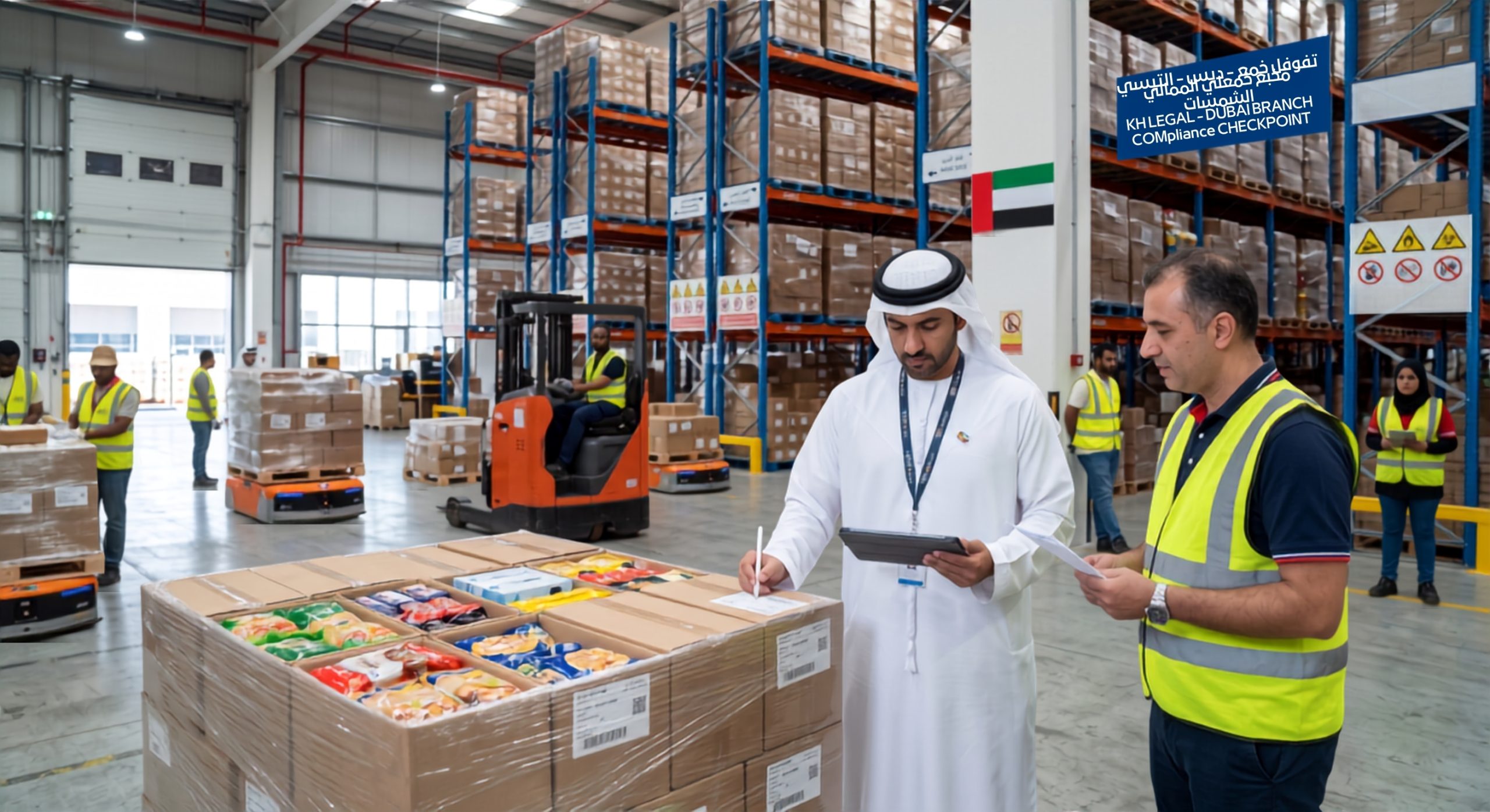 UAE regulatory inspection of commercial goods for fraud prevention and consumer protection compliance.