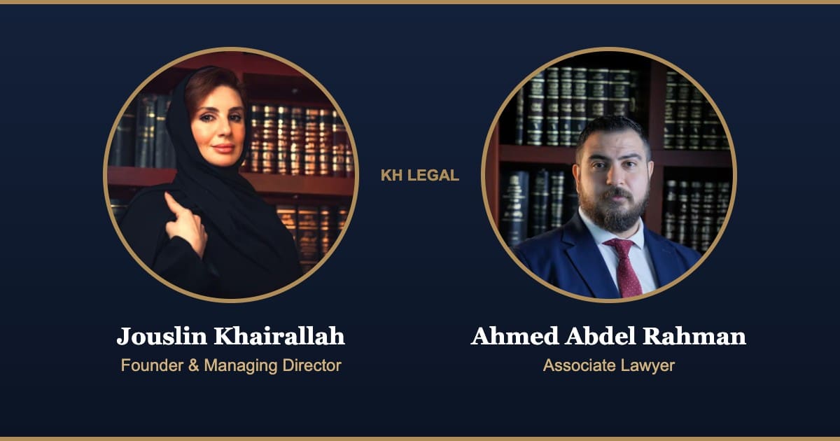 Jouslin Khairallah and Ahmed Abdel Rahman, KH Legal